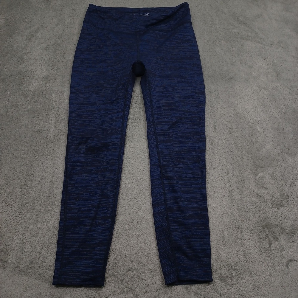 Outdoor Voices Leggings Womens Medium Blue Activewear Pull‎ On Cropped Casual A2